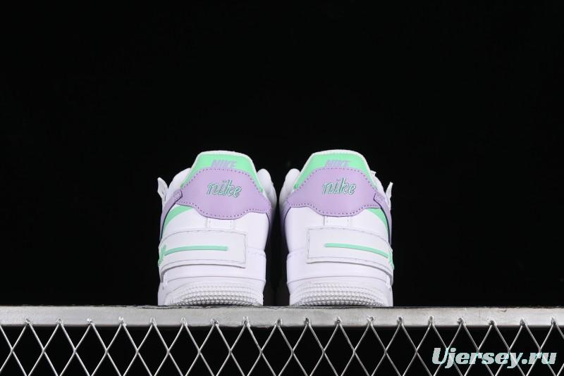 Nike Air Force 1 Shadow Low-Top Sneakers with Lightweight EVA Midsole and Anti-Slip RB Rubber Outsole - CU8591-103