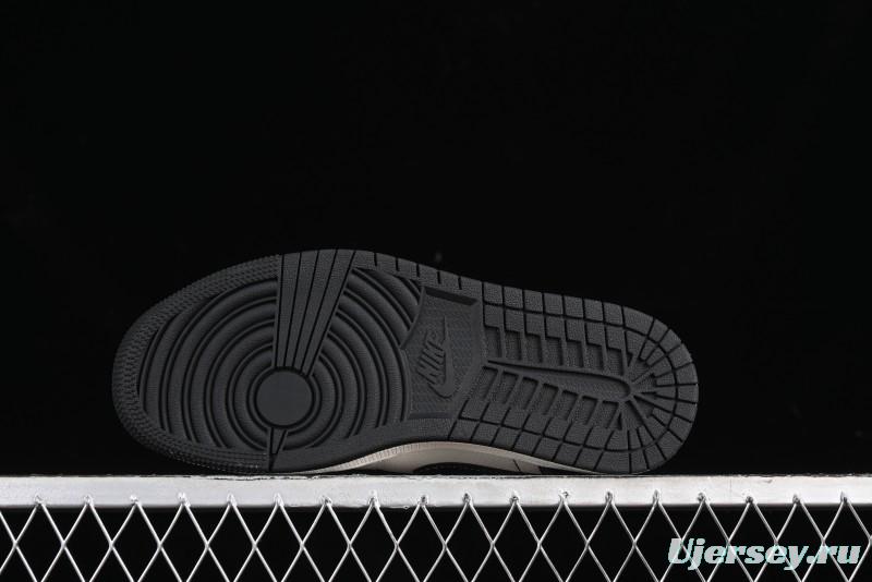 Nike Air Jordan 1 Low AJ1 Marvel Collaboration - Batman Custom High-End Low-Top Basketball Shoes - SJ6650-011