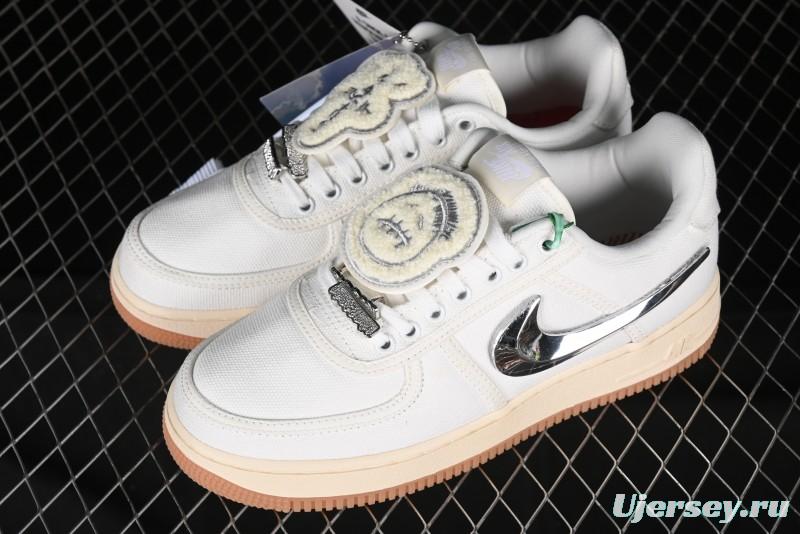 Nike Air Force 1 Low Travis Scott Limited Edition Casual Sneakers - AQ4211-101