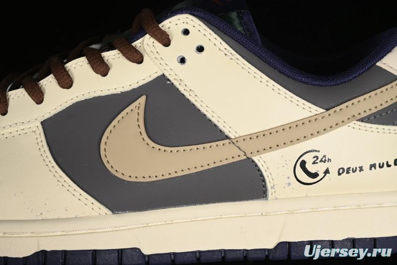 Nike Dunk Low SB Casual Skate Shoes with Chestnut-Inspired Design - FV8106-361