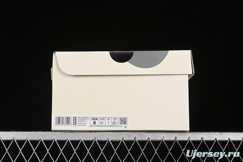 Nike Travis Scott x Fragment Design x Air Jordan 1 Low OG SP AJ1 Retro Sneakers - JH6088-611