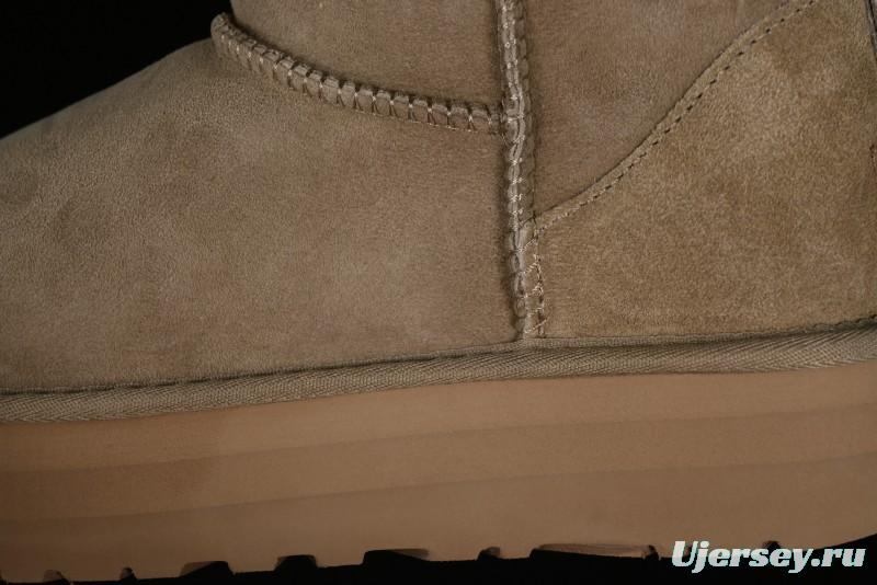 UGG Classic Ultra Mini Platform 3CM Wool Short Boots with TREADLITE Technology - 1135092