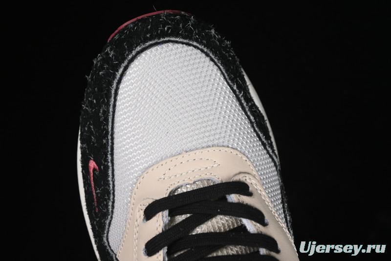 Nike Air Max 1 Retro Running Shoes with Half-Sole Air Cushion - FD5743-200