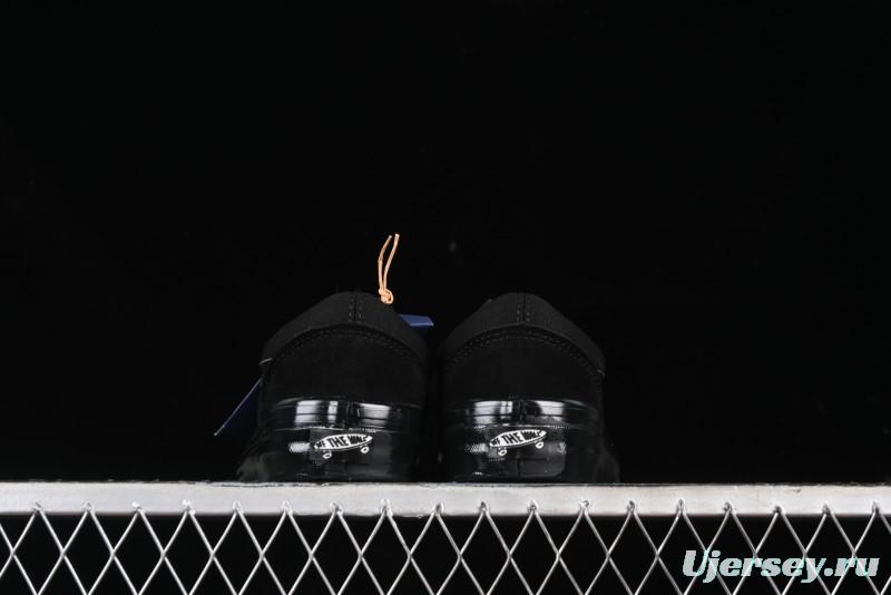 Vans Old Skool Premium Black Suede Retro Skate Shoes - VN000CXTBKA