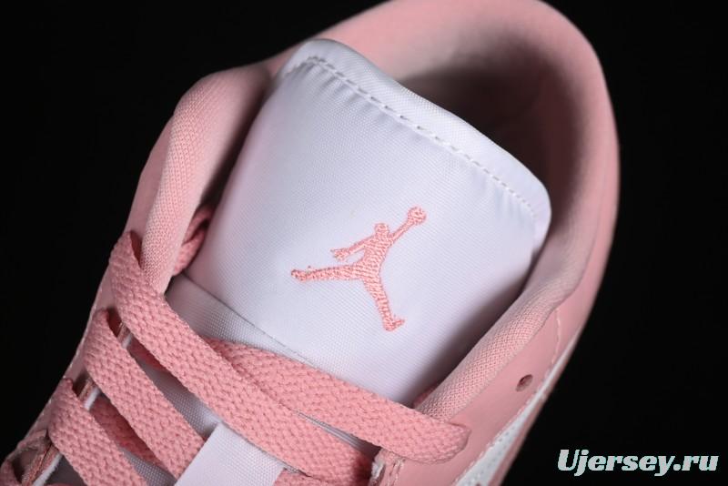 Nike Air Jordan 1 Low AJ1 Pink White Low-Top Casual Sneakers - DC0774-162