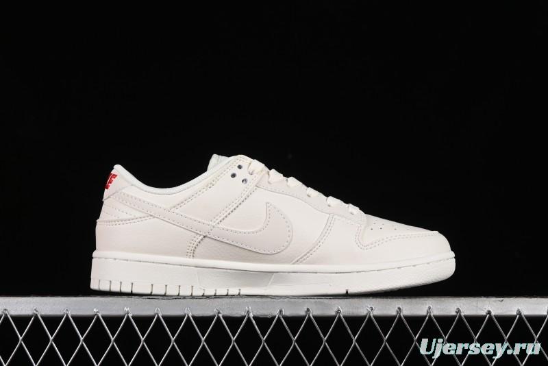 Nike SB Dunk Low Supreme Collaboration - Off-White Swoosh Anniversary High-End Custom Low-Top Casual Skate Shoes - SJ2068-267