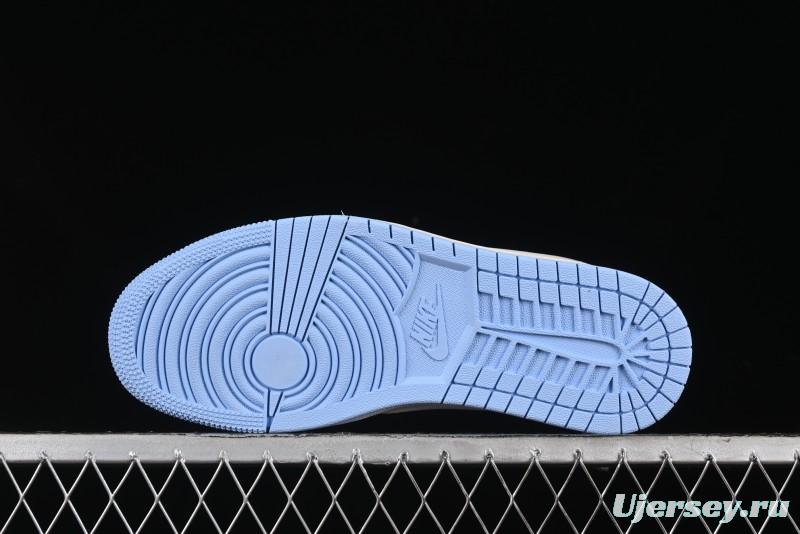 Nike Travis Scott x Fragment Design x Air Jordan 1 Low OG SP AJ1 Low Top Casual Sneakers - DM6688-608