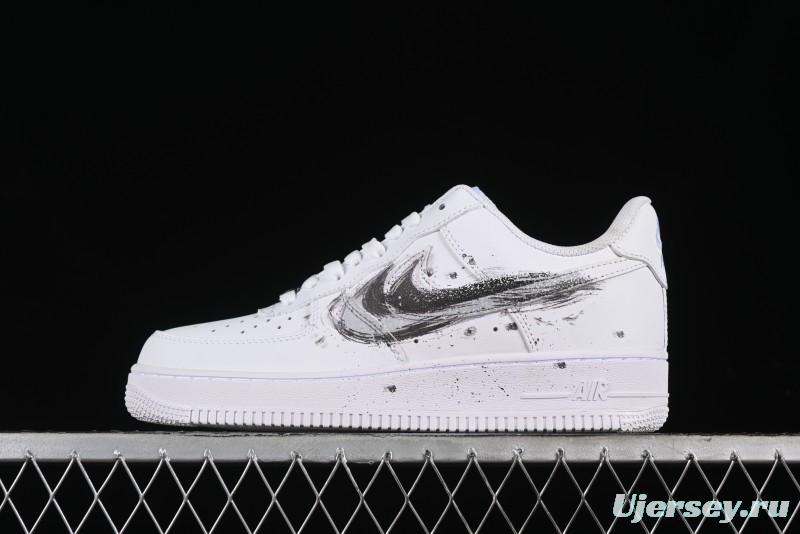 Nike Air Force 1 '07 Low Casual Sneakers with Chinese Ink Painting Design - LL6976-521