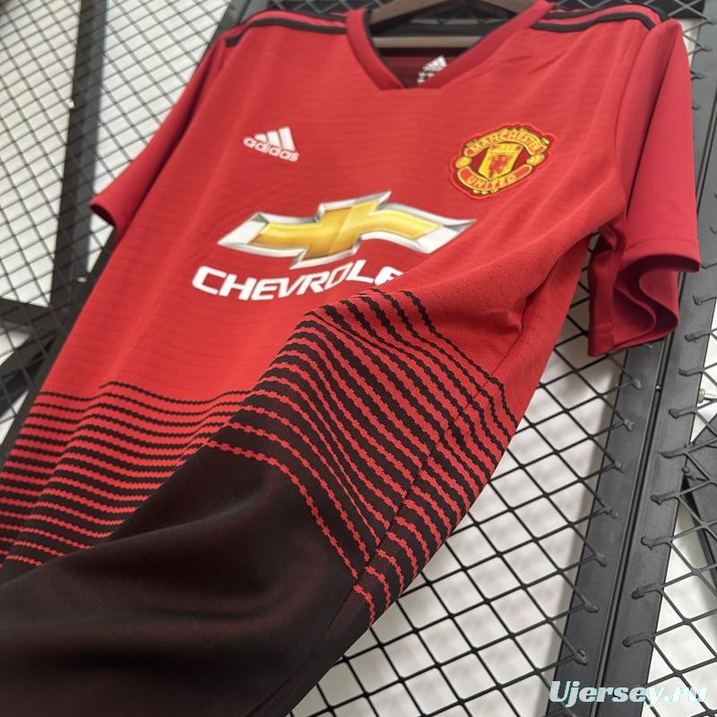 18/19 Retro Manchester United Home Jersey