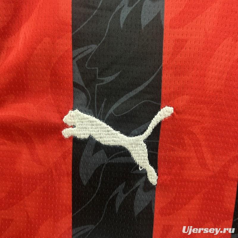 25/26 Kids AC Milan Home Size 16-28 Jersey