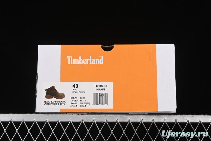 Timberland Outdoor Mid-Top Casual Chukka Boots with Premium Suede Leather and Anti-Odor Insole - TB10088KHAKI