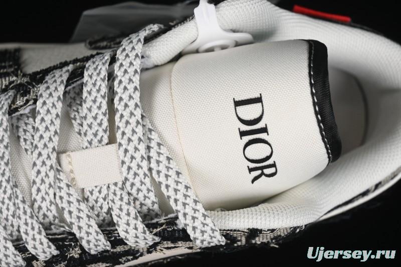 Nike Air Jordan 1 Low AJ1 Dior Collaboration - White Black Red Label Retro Basketball Shoes - SJ9950-036