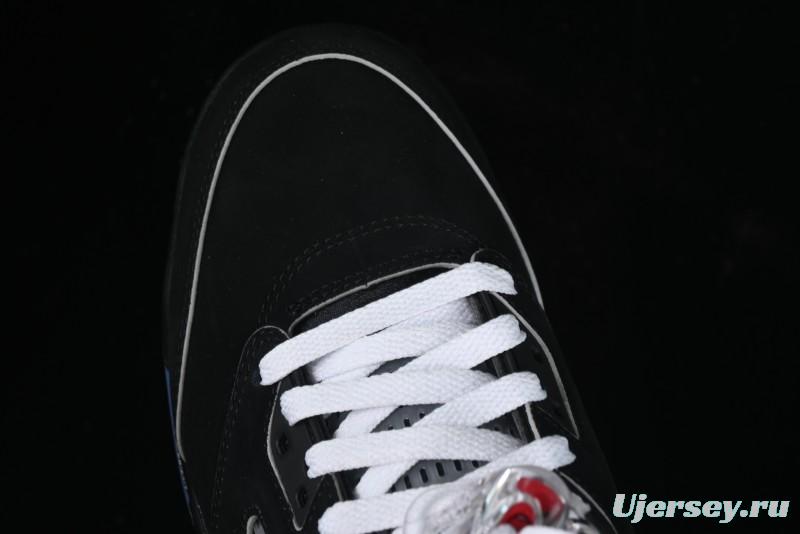 Nike Air Jordan 5 Retro Black Metallic Reimagined Basketball Shoes - HF3975-001