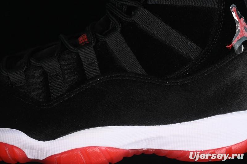 Nike Air Jordan 11 Retro Bred Velvet Basketball Shoes - DB5457-061