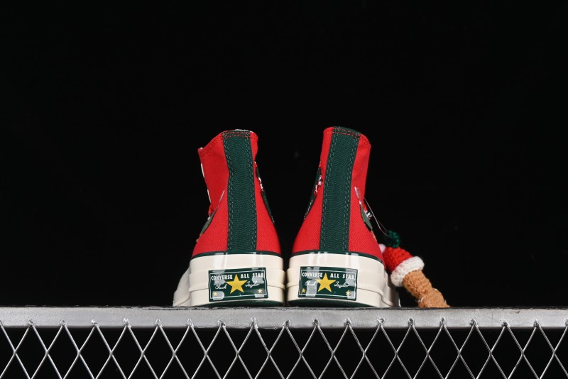 Converse 1970s Christmas Theme High Top Casual Sneakers for Winter - A12454C
