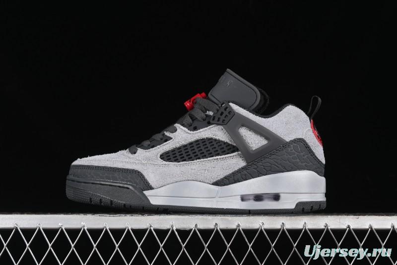 Nike Jordan Spizike Low AJ Hybrid Elements Black Grey Crack Leather Casual Sneakers - FQ1759-002