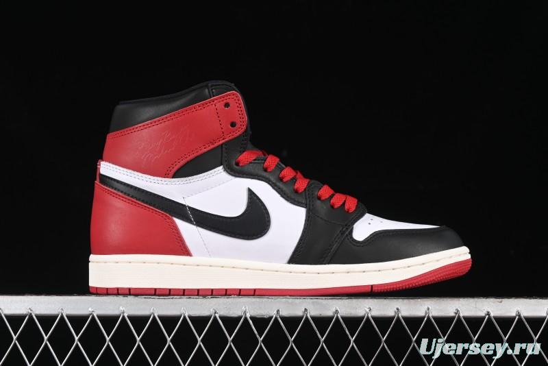 Nike Air Jordan 1 High OG Black Toe Reimagined Basketball Shoes - DZ5485-106