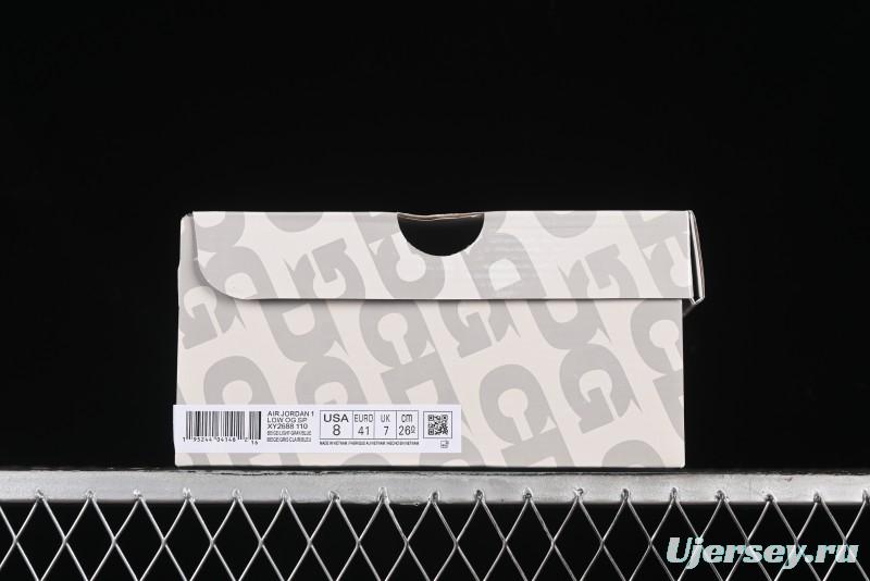 Nike Travis Scott x Fragment Design x Air Jordan 1 Low OG SP AJ1 Low Top Casual Sneakers - XY2688-110