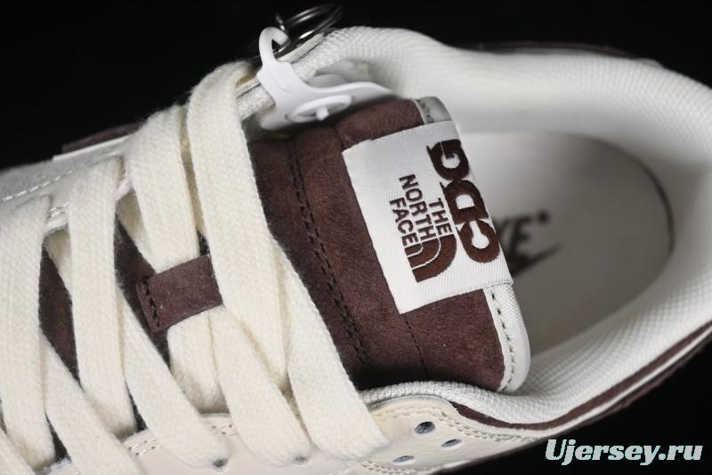 Nike SB Dunk Low The North Face Collaboration Anniversary Edition Premium Custom Low-Top Casual Skate Shoes - DQ1098-515