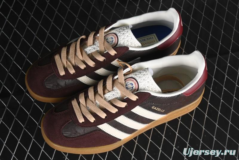 Adidas Originals Gazelle Indoor Retro Casual Slip-Resistant Wear-Resistant Low-Top Sneakers - JP5671