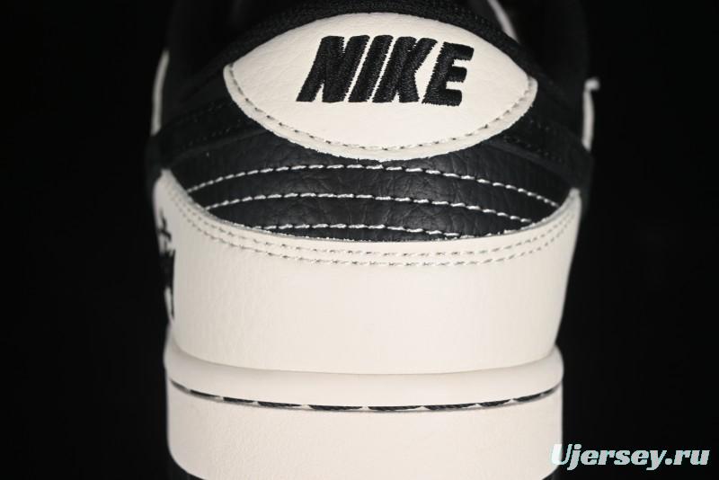 Nike SB Dunk Low Stussy Collaboration - Anniversary High-End Custom Low-Top Casual Sneakers - XY1688-016