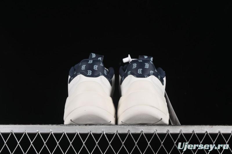 New York Yankees MLB Bigball Chunky Denim Monogram Platform Sneakers - 3ASHBDM4N43NYS