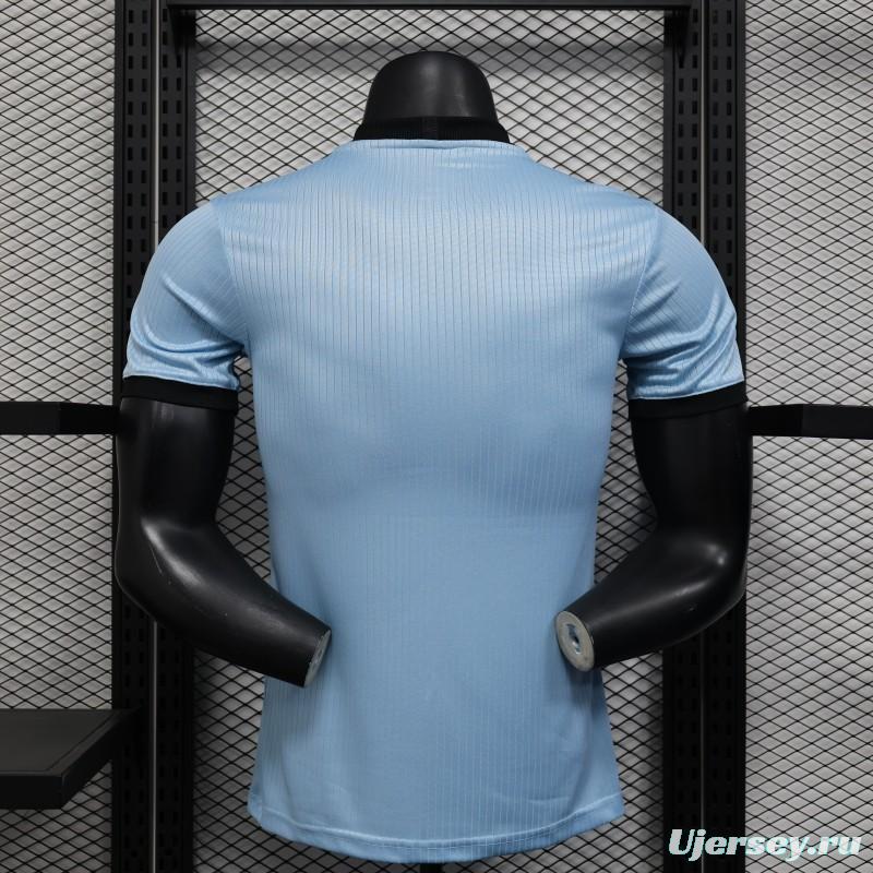 Player Version 2025 Germany 125Th Anniversary Light Blue with Adidas Retro Design Jersey