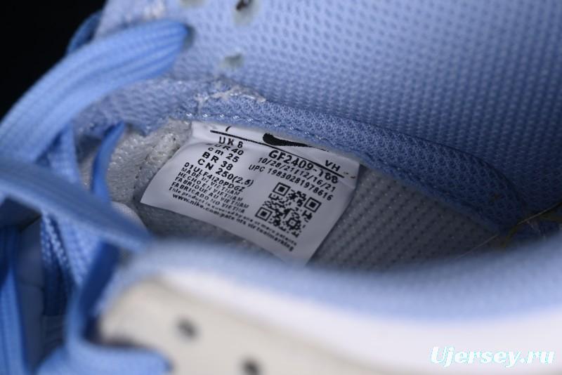 Nike SB Dunk Low Saint Laurent Series - White Grey Blue Swoosh Anniversary High-End Custom Low-Top Casual Sneakers - GF2409-168