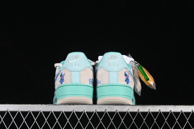 Nike Air Force 1 '07 Low x Stitch Casual Lace-Up Sneakers - DZ1328-222