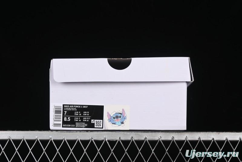 Nike Air Force 1 '07 Low x Stitch Casual Lace-Up Sneakers - DZ1328-222