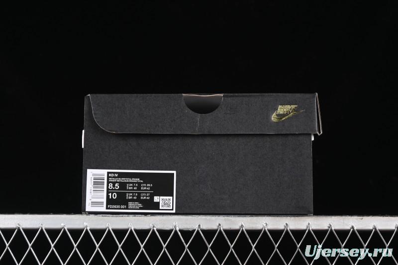 Nike KD 4 Galaxy All Star Basketball Shoes with Zoom Air Cushion and Adaptive Fit System - FD2635-001