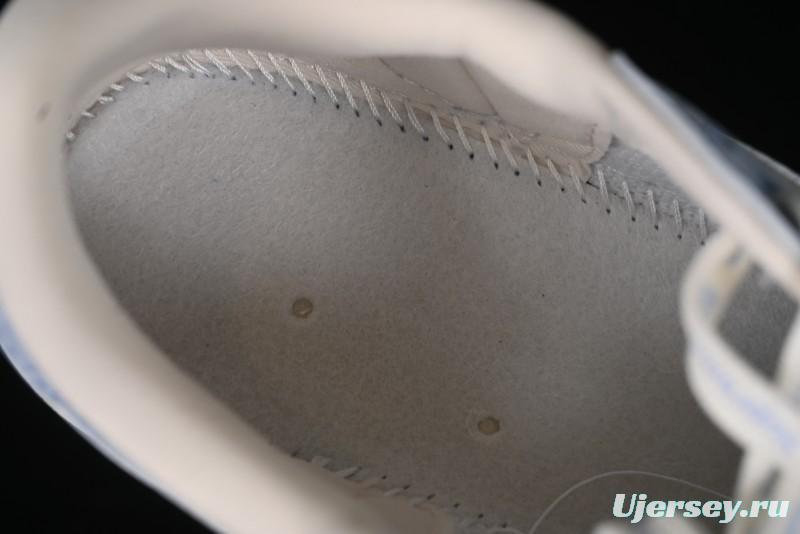 Nike Travis Scott x Fragment Design x Air Jordan 1 Low OG SP AJ1 Supreme Collaboration - Tie-Dye Blue Low-Top Casual Sneakers - CH6336-010