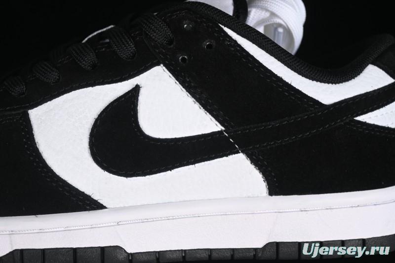 Nike Dunk Low Suede Panda Casual Sneakers - FQ8249-100