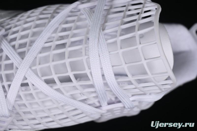 Nike Air Jordan 4 Retro Basketball Shoes with Net Design - FV7251-107