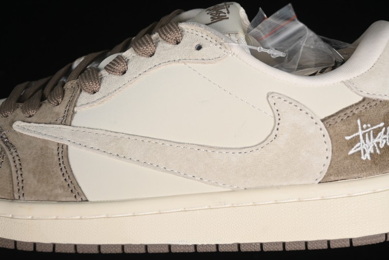 Nike Travis Scott x Fragment Design x Air Jordan 1 Low OG SP AJ1 Retro Sneakers - JH6089-001