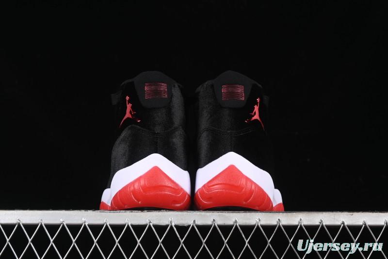 Nike Air Jordan 11 Retro "Bred Velvet" Basketball Shoes with Velvet Overlay - DB5457-061