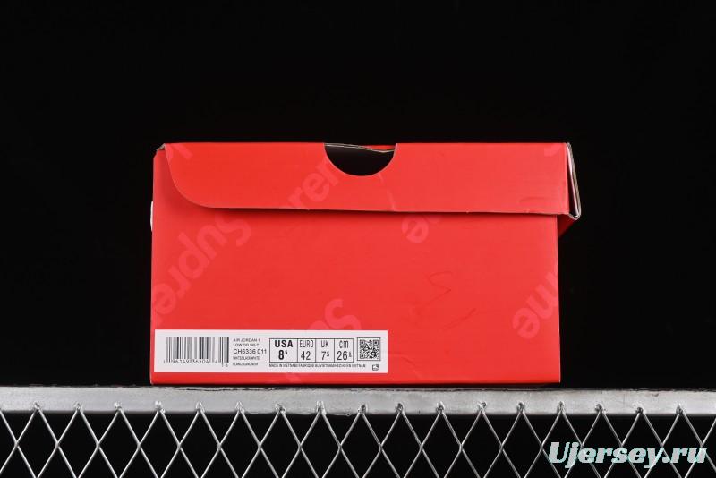 Nike Travis Scott x Fragment Design x Air Jordan 1 Low OG SP AJ1 Supreme Collaboration - CH6336-011