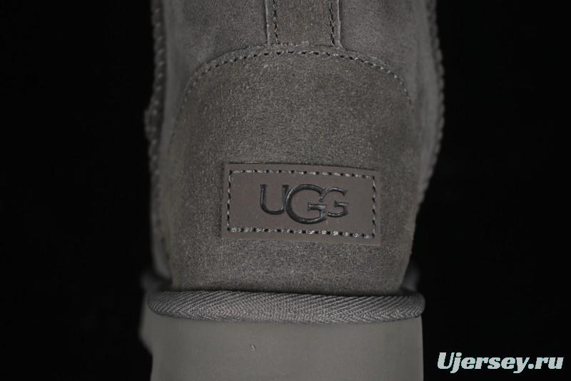 UGG Classic Ultra Mini II Short Boots with Genuine Wool Lining - 1016222