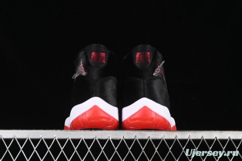 Nike Air Jordan 11 Retro Bred Velvet Basketball Shoes - DB5457-061