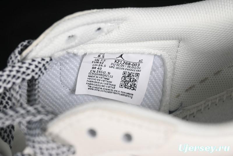 Nike Travis Scott x Fragment Design x Air Jordan 1 Low OG SP AJ1 LV Collaboration - XZ1268-003