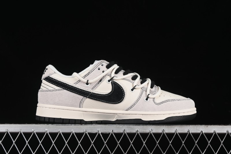Nike SB Dunk Low BAPE Collaboration - Strap Black Hook Anniversary High-End Custom Low-Top Casual Skate Shoes SJ2068-299