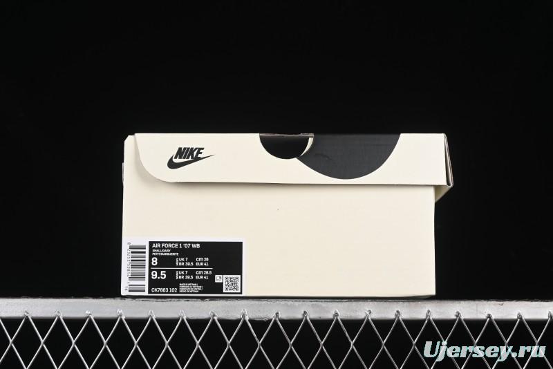 Nike Air Force 1 '07 Low Casual Sneakers with Full-Length Air Cushion - CK7663-102