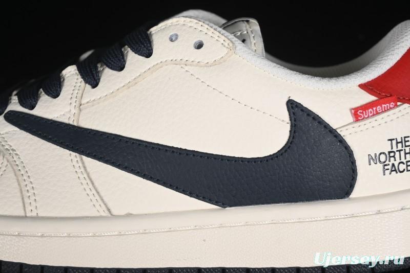 Nike Travis Scott x Fragment Design x Air Jordan 1 Low OG SP AJ1 - DIY1688-0