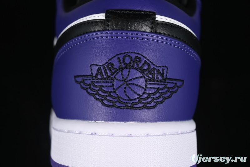 Nike Air Jordan 1 Low AJ1 Grape Purple Low-Top Basketball Shoes - 553558-500