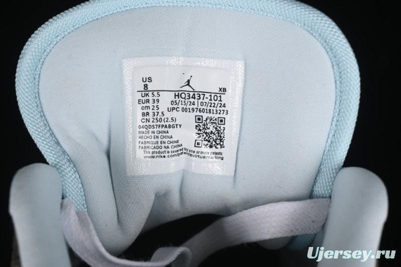 Nike Air Jordan 1 Low "Coconut Milk Black" Casual Basketball Shoes with Contrast Swoosh - HQ3437-101