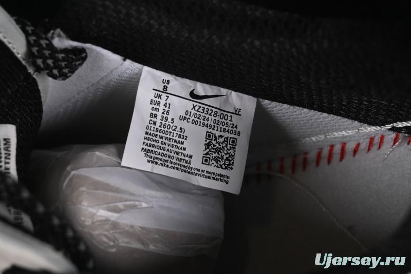 Nike Air Force 1 '07 Low Stussy Collaboration - White Black Low-Top Casual Sneakers - XZ3328-001