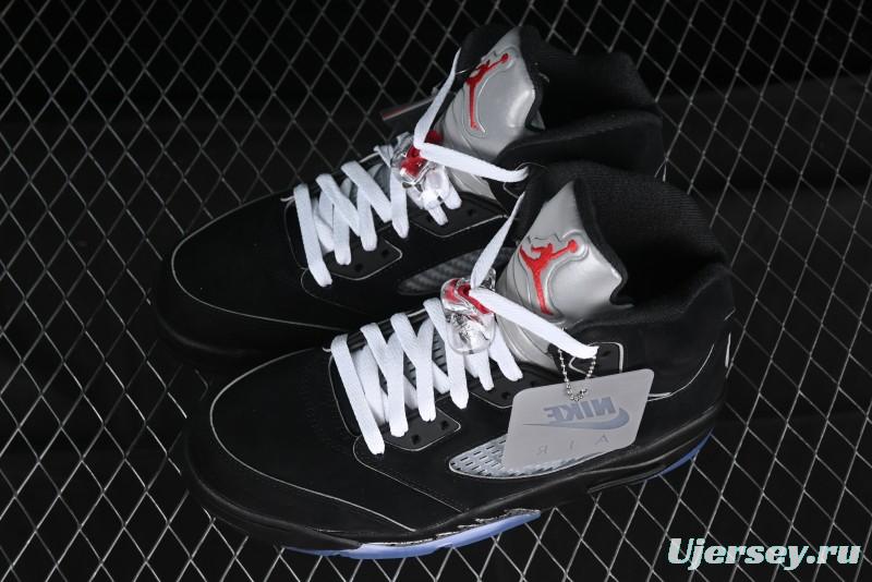 Nike Air Jordan 5 Retro Black Metallic Reimagined Basketball Shoes - HF3975-001