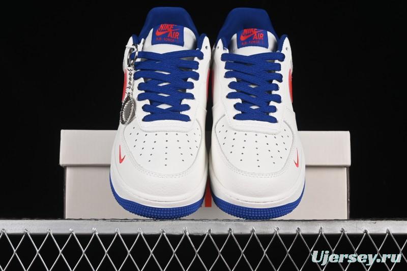 Nike Air Force 1 '07 Low Champion Collaboration - Blue White Red Low-Top Casual Sneakers - KK1988-002