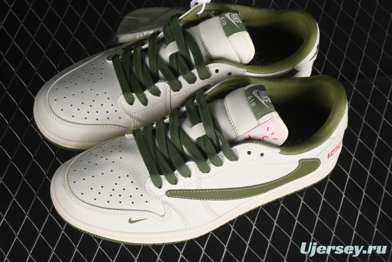 Nike Travis Scott x Fragment Design x Air Jordan 1 Low OG SP AJ1 Supreme Collaboration - XZ1168-002