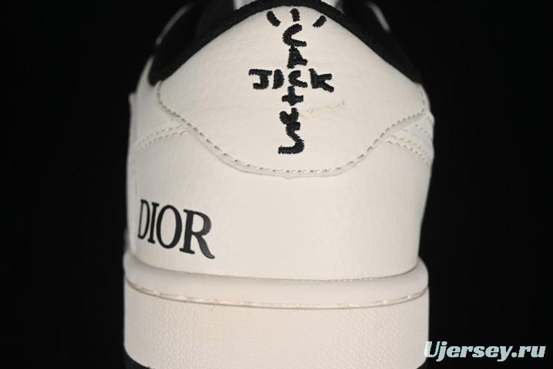 Nike Travis Scott x Fragment Design x Air Jordan 1 Low OG SP AJ1 Retro Casual Sneakers - LJ5188-025